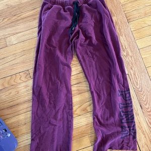 Victorias Secret PINK Maroon Sweatpants
